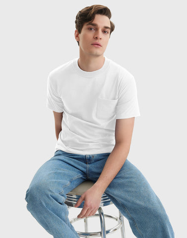 Hanes Beefy-T Unisex Cotton Pocket T-Shirt