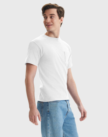 Hanes Beefy-T Unisex Cotton Pocket T-Shirt