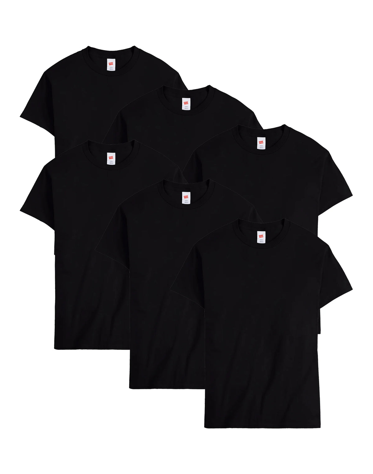 Hanes Essentials Men's Cotton T-Shirt, Value 6-Pack