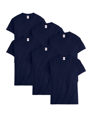 Hanes Essentials Men's Cotton T-Shirt, Value 6-Pack