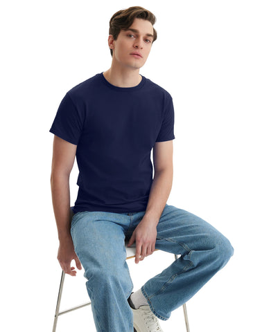 Hanes Essentials Men's Cotton T-Shirt, Value 4-Pack