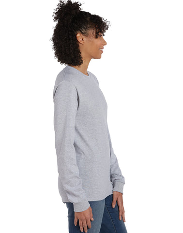 Hanes Essentials Men's Cotton Long Sleeve T-Shirt, Value 4-Pack