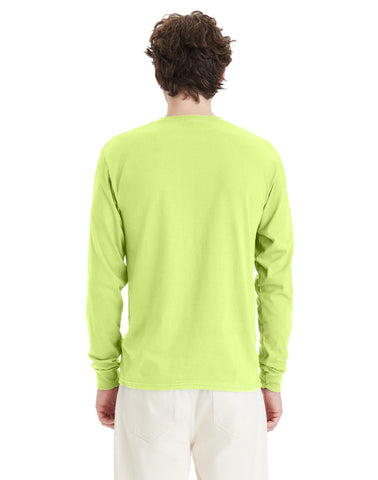 Hanes Essentials Men's Cotton Long Sleeve T-Shirt, Value 4-Pack