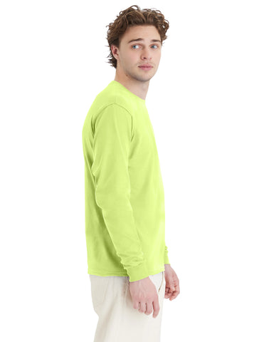 Hanes Essentials Men's Cotton Long Sleeve T-Shirt, Value 4-Pack