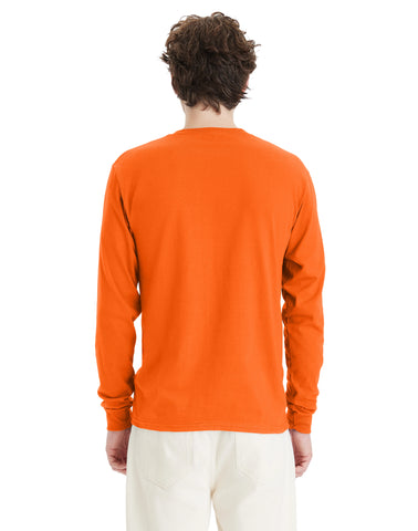 Hanes Essentials Men's Cotton Long Sleeve T-Shirt, Value 4-Pack