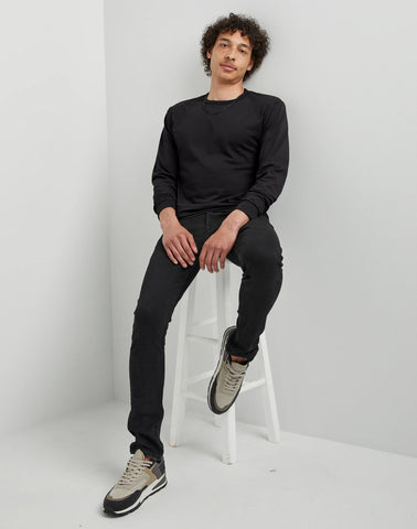 Hanes Essentials Men's Cotton Long Sleeve T-Shirt, 2-Pack