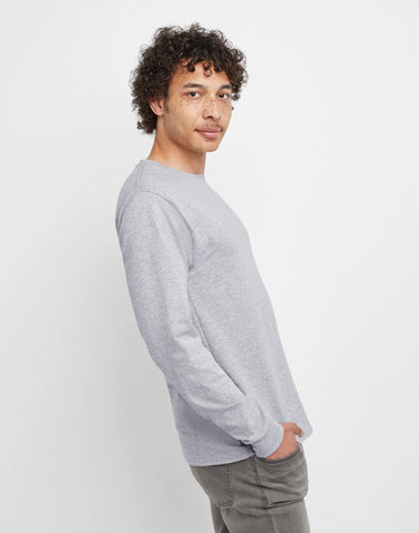 Hanes Essentials Men's Cotton Long Sleeve T-Shirt, 2-Pack