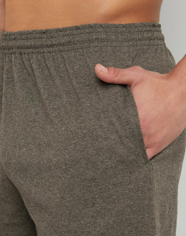 Hanes Essentials Men's Cotton Shorts With Pockets, 7.5