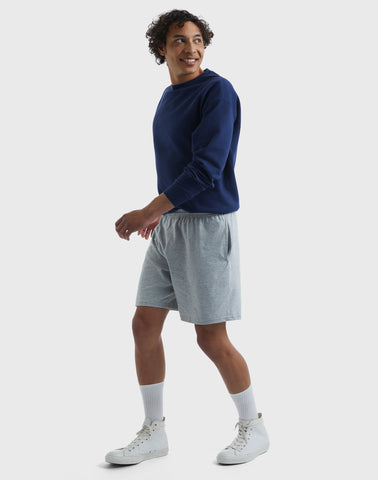 Hanes Essentials Men's Cotton Shorts With Pockets, 7.5