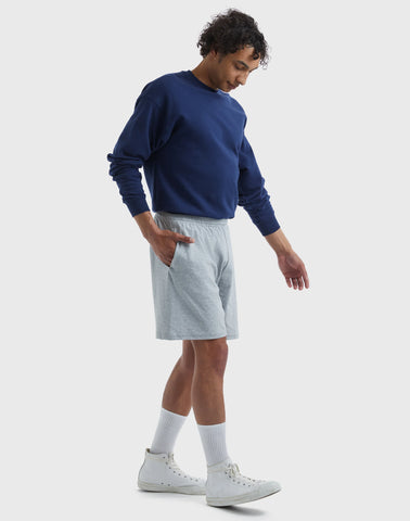 Hanes Essentials Men's Cotton Shorts With Pockets, 7.5