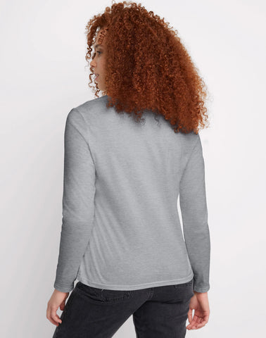 Hanes Women's Long Sleeve Cotton T-Shirt