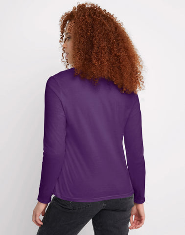 Hanes Women's Long Sleeve Cotton T-Shirt