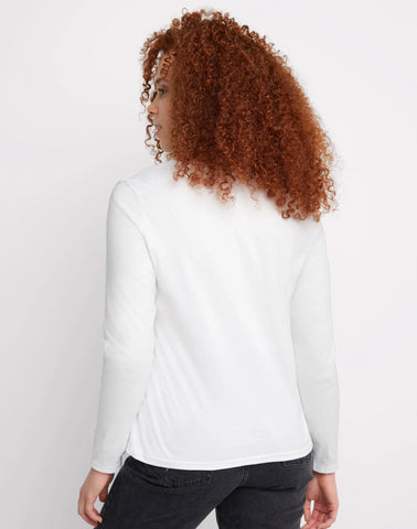 Hanes Women's Long Sleeve Cotton T-Shirt