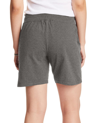 Hanes Women's Jersey Pocket Shorts, 7