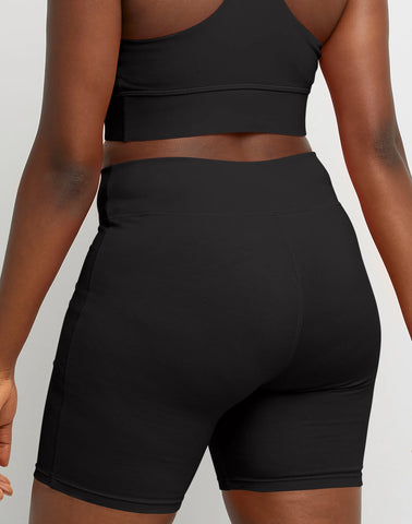 Hanes Women's Stretch Jersey Bike Shorts, 7