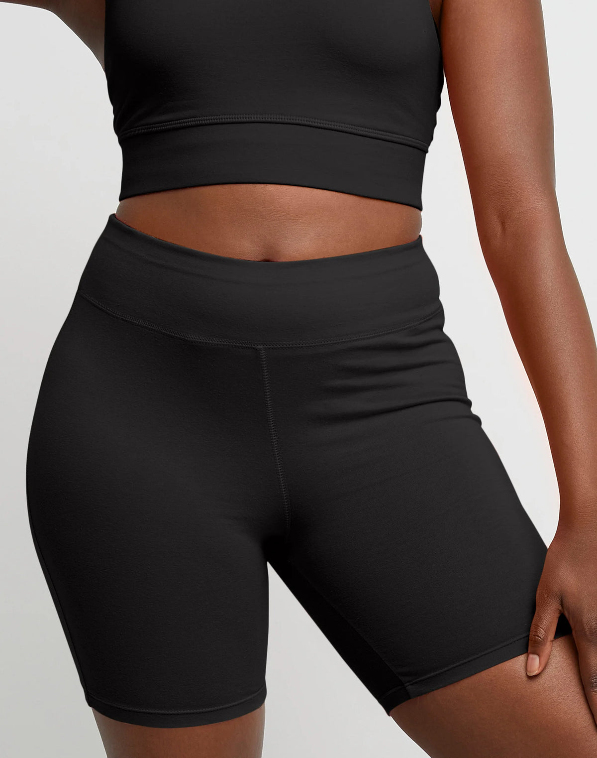 Hanes Women's Stretch Jersey Bike Shorts, 7