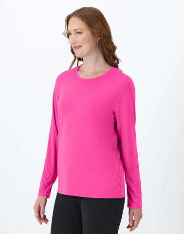 Hanes Sport Cool DRI Women's Performance Long Sleeve T-Shirt, 4-Pack