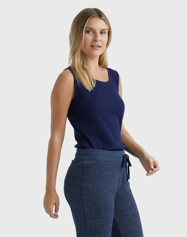 Hanes Women's Mini-Ribbed Cotton Tank