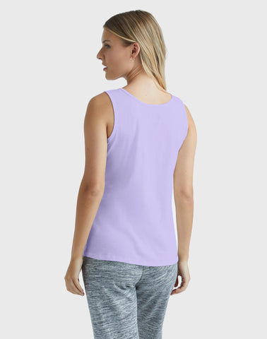 Hanes Women's Mini-Ribbed Cotton Tank