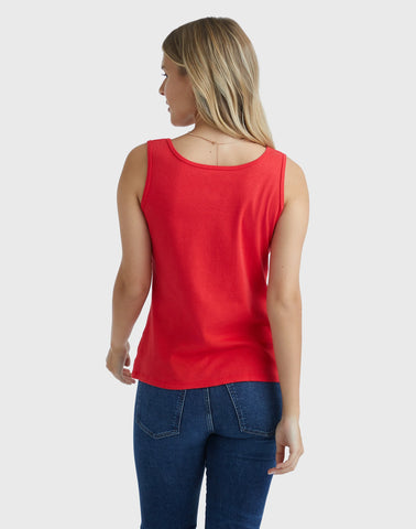 Hanes Women's Mini-Ribbed Cotton Tank