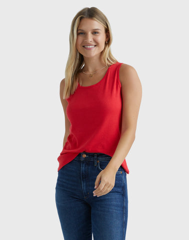 Hanes Women's Mini-Ribbed Cotton Tank