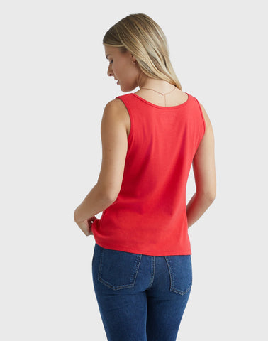 Hanes Women's Mini-Ribbed Cotton Tank