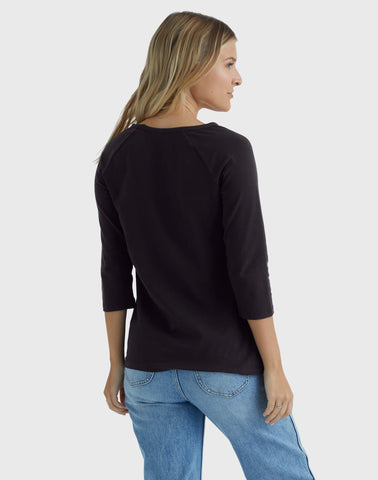 Hanes Women's Raglan Sleeve T-Shirt