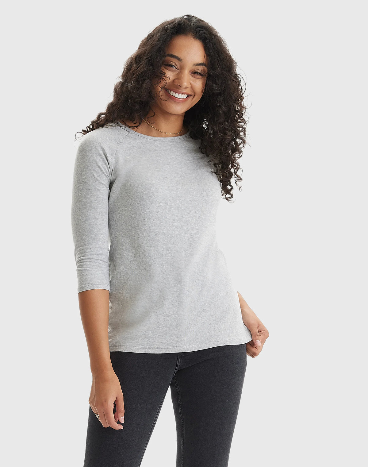 Hanes Women's Raglan Sleeve T-Shirt