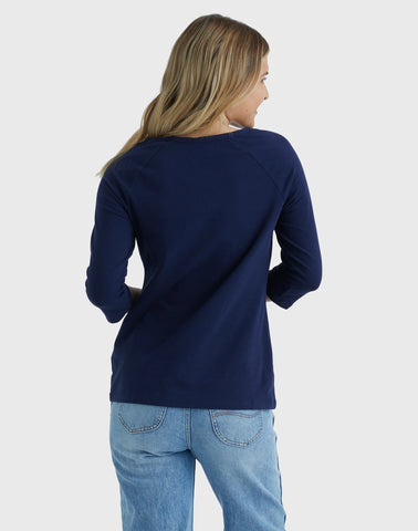 Hanes Women's Raglan Sleeve T-Shirt