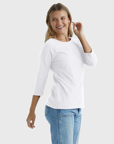 Hanes Women's Raglan Sleeve T-Shirt