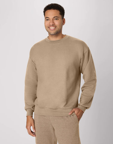 Hanes Ultimate Men's Heavyweight Fleece Crewneck Sweatshirt