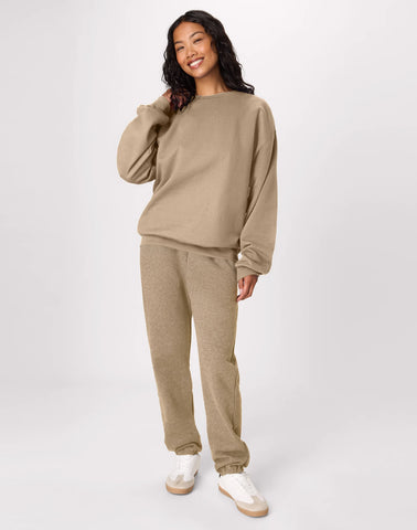 Hanes Ultimate Men's Heavyweight Fleece Crewneck Sweatshirt