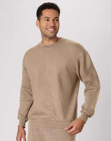 Hanes Ultimate Men's Heavyweight Fleece Crewneck Sweatshirt