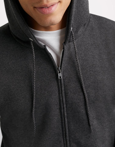 Hanes Ultimate Men's Full-Zip Heavyweight Fleece Hoodie