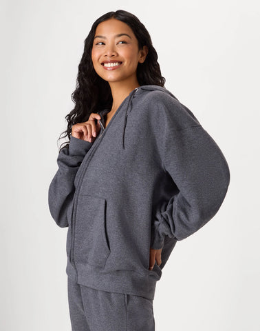 Hanes Ultimate Men's Full-Zip Heavyweight Fleece Hoodie