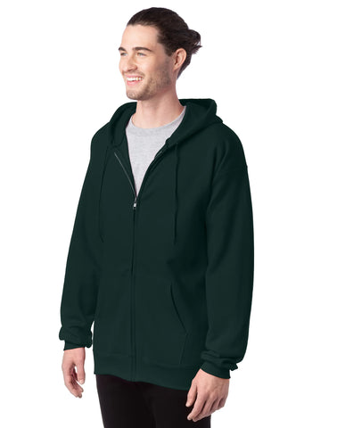 Hanes Ultimate Men's Full-Zip Heavyweight Fleece Hoodie
