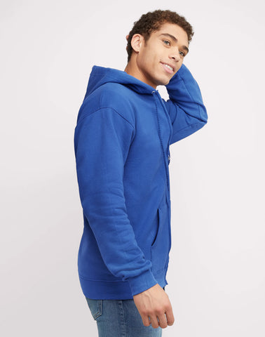 Hanes Ultimate Men's Full-Zip Heavyweight Fleece Hoodie