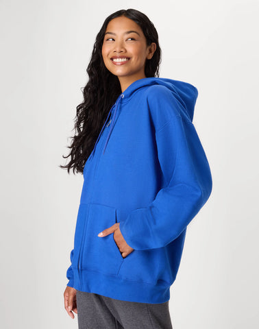 Hanes Ultimate Men's Full-Zip Heavyweight Fleece Hoodie