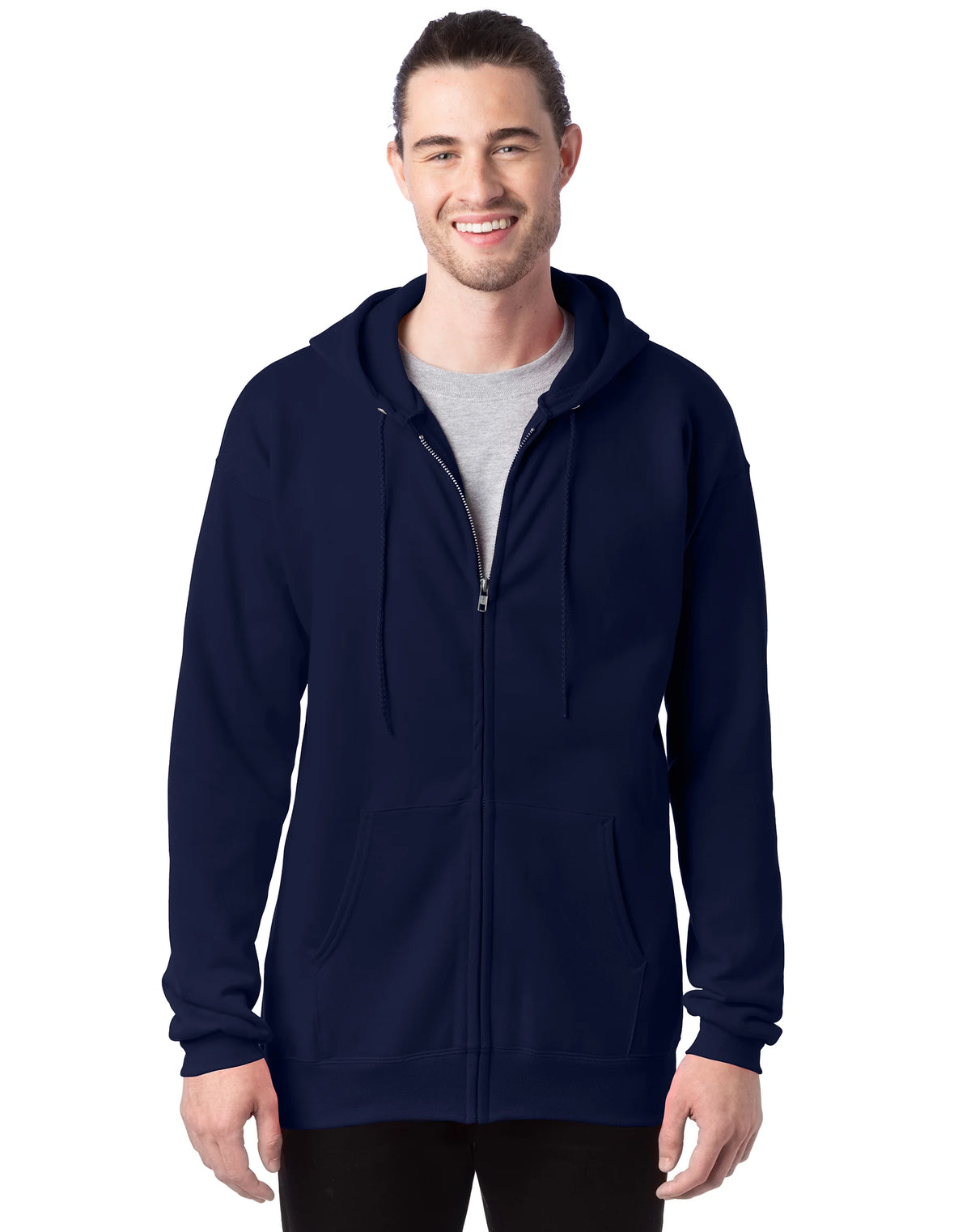 Hanes Ultimate Men's Full-Zip Heavyweight Fleece Hoodie