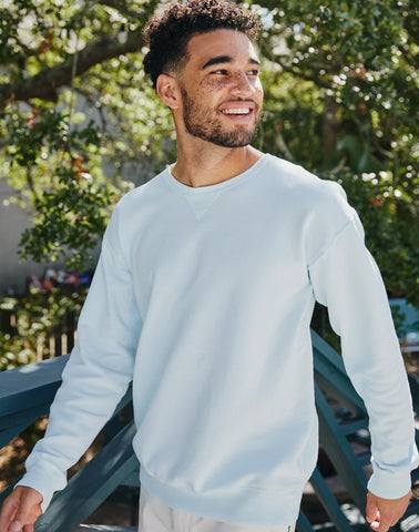 Hanes Unisex Garment Dyed Fleece Sweatshirt