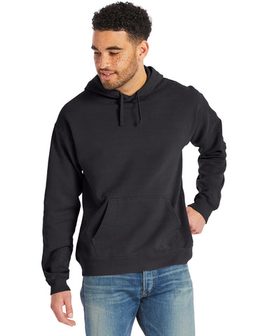Hanes Men's Garment Dyed Fleece Hoodie