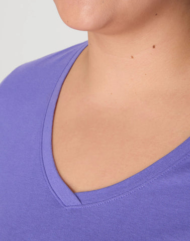 Hanes Just My Size Cotton Jersey Short Sleeve V-Neck T-Shirt (Plus Size)