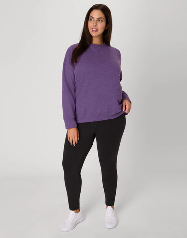 Hanes Just My Size EcoSmart Women's Fleece Sweatshirt, V-Notch (Plus Size)