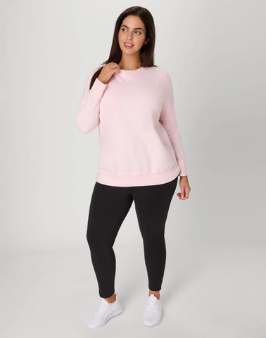 Hanes Just My Size EcoSmart Women's Fleece Sweatshirt, V-Notch (Plus Size)