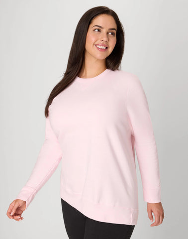 Hanes Just My Size EcoSmart Women's Fleece Sweatshirt, V-Notch (Plus Size)
