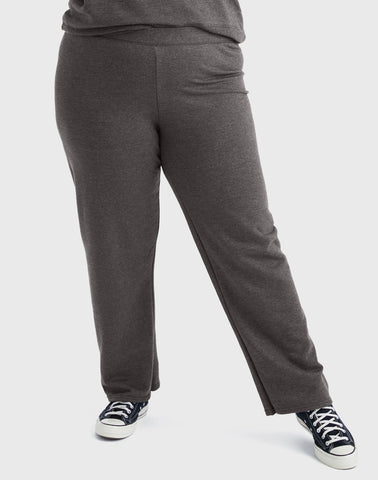 Hanes Just My Size EcoSmart Women's Fleece Sweatpants, Open Leg, 30.5(Plus Size)