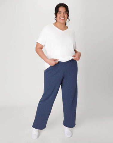 Hanes Just My Size EcoSmart Women's Fleece Sweatpants, Open Leg, 30.5(Plus Size)