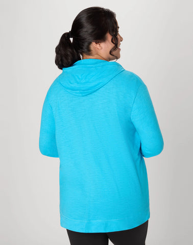 Hanes Just My Size Women's Full-Zip Slub Hoodie (Plus Size)