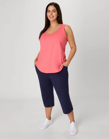 Hanes Just My Size Women's French Terry Capris, 19(Plus Size)