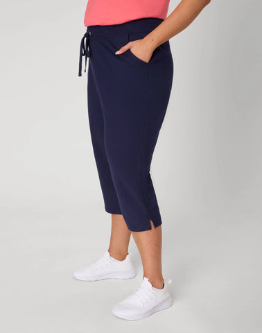 Hanes Just My Size Women's French Terry Capris, 19(Plus Size)